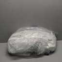 Off White Patio Sliding Door Curtains 100 Width 102 Inches Long Pinch Pleated Curtain Drape with Hooks Rings Light Filtering Semi Sheer Extra Wide 100x102 Drapes Panel for Living Dining Room