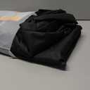 SunPatio Grill Cover 55 Inch, Outdoor Heavy Duty Waterproof Barbecue Gas Cover, UV & Fade Resistant, All Weather Protection Compatible for Weber Charbroil Nexgrill Kenmore Grills and More, Black