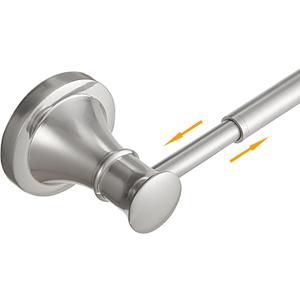 BESy Adjustable Bronze 16.5 to 28.7 Inch Bath Towel Bar Rack for Bathroom Towel Holder, Wall Mounted Towel Bar Rod Hanger Bathroom Hardware Accessories Hotel Style, Stainless Steel, Brushed Nickel BESy Adjustable Bronze 16.5 to 28.7 Inch Bath Towel Bar Rack for Bathroom Towel Holder, Wall Mounted Towel Bar Rod Hanger Bathroom Hardware Accessories Hotel Style, Stainless Steel, Brushed Nickel