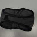 JOHNBOLIN Dog Ear Muffs & No Shake Ear Wrap for Hematoma, Bathing, Drying, Swim& Noise Anxiety Relief- Elastic Waterproof Ear Protector with Calming Hoodie Design for Grooming/Head Ear Cover (Grey, L)