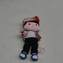 OUOZZZ Soft Baby Doll for Boys Girls - My First Baby Doll Birthday Gifts for Boys Girls Plush Rag Dolls Red Hat Toy for Toddlers Kids Infants 15" (C-carl03)
