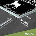4 x 2 PC Clean Up After Your Dog Signs - 8x12 Double Sided Coroplast Please Pick Up After Your Dog Sign