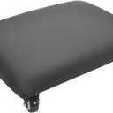 Low Rolling Stool Chair Low Roller Seat Low Stool with Wheel Low Chair Movable Mini Stools for Home Office Garage Pedicure Mechanic Cleaning Floor (Black)
