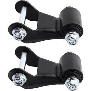 Set of 2 Rear Leaf Spring Shackle Kit Compatible with 1999-2013 Silverado 1500 2500 Avalanche 2500 Suburban 2500 Sierra 1500 2500 Yukon XL 2500 Replaces 722-029 22820716 25812937