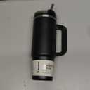 STANLEY Quencher H2.0 Tumbler with Handle and Straw 30 oz | Flowstate 3-Position Lid | Cup Holder Compatible for Travel | Insulated Stainless Steel Cup | BPA-Free | Black 2.0