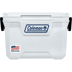 Coleman Marine Cooler with Fully Insulated UV Guard Lid & Body, Keeps Ice for 3+ Days, Great for Boating & Fishing, 52qt/100qt Wheeled/120qt Options