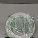 NICOR Lighting 6 inch White Recessed Shower Trim with Albalite Lens (17505)