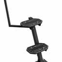 3 Step Boat Trailer Steps with Handrail, 500 lbs Capacity, EVA Anti-Slip