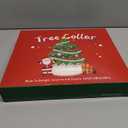 Shappy 30 Inch Christmas Tree Collar Faux Fur Plush Christmas Collar Adjustable Rustic Tree Collar for Artificial Trees Home Christmas Xmas Holiday Decor