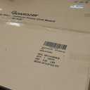 Board2by Bulletin Board 48 x 36, Black Aluminium Framed 4x3 Corkboard , Large Wall Mounted Notice Board with 18 Push Pins for School, Home & Office