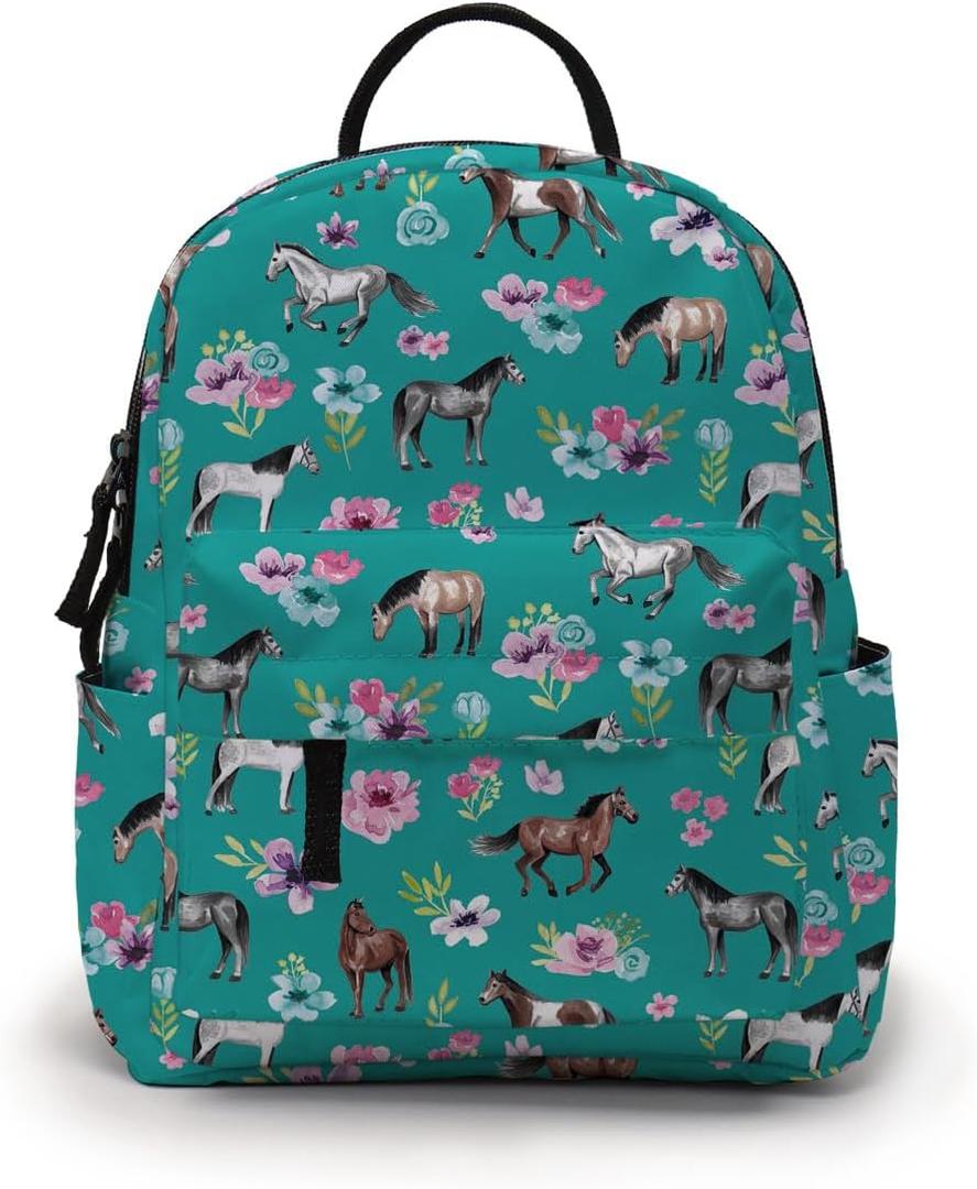 Loomifang Mini Backpack for Women - Cute Small Backpack Purse with Multi Pockets, Water-Resistant 3D Printed Graphic-126