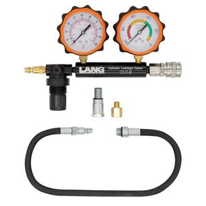 Lang Tools CLT-2 100 PSI Cylinder Leakage Tester with 2 Gauges, One Size