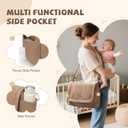 14L Puffer Diaper Bag Tote, Large Capacity Travel Diaper bags, Crossbody Hospital Bag for mom