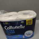 4 Pack Cottonelle Ultra Clean Toilet Paper, 4 Mega Rolls = 22 Regular Rolls,
