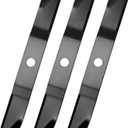 70000-00605 High Lift Mower Blades for 54" Deck, Compatible with Ku-bota RCK54-18Z RC54-24B RC54-G20 Lawn Tractor, Replaces 70000-25004 76529-34330 K5615-34330, 3 Pack