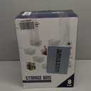 ClearSpace Clear Plastic Storage Bins  Pantry Organizers & Storage Containers, Cabinet Organizer - Home Organization Must Haves for Kitchen, Laundry Room, Office, Closet, Garage & Freezer (8 Pack)