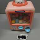 Skirfy Vending Machine Kids Toys Mini Claws Machine 12 Erasers Operated Gumball Prize Machine Maker Game Claws Machine Easter Game Sensory Toys Dolls GiftsPink