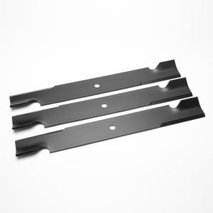 (3 Pack) 60 Inch Mower Blades Fit for Bad Boy Exmark Gravely Hustler Toro Dixie Chopper 038-2007-00 High Lift Mulching Blades, Replaces Exmark 633483, 038-2007-00, 038-6050-00, Toro 105771803