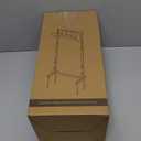 Garden Hose Holder with 4 Spikes, Water Hose Holders for Outside, Outdoor Garden Hose Storage Heavy Duty 150ft Hose Hanger Metal Hose Stand Detachable Hose Reel Rack Organizer