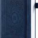 TIEFOSSI Dotted Journal Notebook, 160gsm 190 Numbered Thick Paper, A5 Hardcover Dotted Grid Diary for Women Men Work Writing, Journaling, Drawing, 5.8 x 8.3 in (Blue)