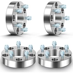 ECCPP 4PCS 1.5 inch (38mm)5x5.5 to 5x5 Wheel Adapters Conversion 5x139.7 to 5x127 for 2004-2009 for Durango 1992-1996 for Ford Bronco 1992-2002 for Ford E150 Econoline-Not fit stock wheels