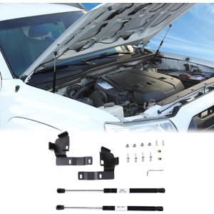 Car Front Hood Lift Supports Kit Compatible with Toyota Tacoma 2005-2015 Front Hood Lift Support Shock Struts Replacement Assist Hydraulic Rod Gas Charged Strut Shock Lifting Bracket Accessories