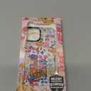 for iPhone 15 Case Clear Colorful Spring Floral Bright Flowers
