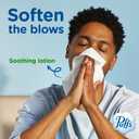 Puffs Plus Lotion Facial Tissues, 8 Family Boxes, 124 Facial Tissues per Box, Allergies and Colds