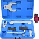9PCS Engine Camshaft Alignment Locking Timing Tool Kit with Water Pump Wrench, Compatible with Chevrolet Cruze Aveo Orlando Vauxhall Opel Astra Mervia Vectra Zafira Alfa Romeo Fiat 16V 1.4 1.6 1.8