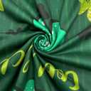 VISLILY Women Plus-Size Tops V Neck T Shirts Casual Summer Tunics Tee (Green_sp012)