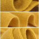 Wander Agio Womens Warm Long Shawl Winter Upset Large Scarf Pure Color Rose Red