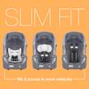 Baby Trend Trooper Slim 3-in-1 Convertible Car Seat, Dash Grey Slim Fit, 3-in-1 Growth Modes, Lightweight Design, Adjustable Comfort Padding, Manufacturing Date: 2026/03/19