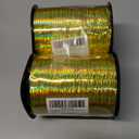 Pack of 2, OMISELIO Gold Ribbon - 500 Yard Shiny Metallic Curling Ribbon for Gift Wrapping, Balloons, Parties & Occasions