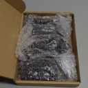 Christmas Mini Street Light Models, 4 Pcs Mini Street Lamp Dollhouse Streetlight Models, Miniature Christmas Village Pathway Lantern Post for DIY Micro Landscape Fairy Garden Accessories