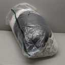 ShinHye Round Plush Fluffy Hooded Cat Bed Cave, Cozy for Indoor Cats or Small Dogs, Waterproof Bottom, Washable30 in (grey)