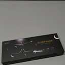 MZOO Luxury Sleep Eye Mask for Side Sleeper Men Women, Zero Eye Pressure 3D Sleeping Mask, Light Blocking Patented Design Night Blindfold, Soft Eye Shade Cover for Travel, Black