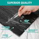 Car Heat Sound Deadening Insulation Mat,394 Mil 108 Sqft Automobile Sound Deadening & Heat Insulation Material for Auto Hood Engine Roof Door and Trunk,40in x 394in, Aluminum Foil Finish