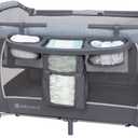 Baby Trend Lil Snooze Deluxe III Nursery Center Playard for Twins, Cozy Grey