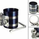 3" Car Engine Piston Ring Compressor Tool & Piston Ring Pliers with Adjustable Safety Screws