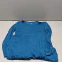 WiWi Women's Pajamas Set Super Soft Lounge Set Viscose from Bamboo Sleepwear Cooling Long Sleeve Top Leggings Pjs S-XXL (Peacock Blue)