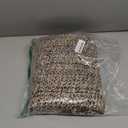 Collive Hallway Runner Rug, 2x5 Washable Natural/Black Modern Entryway Runner Rug Hand-Woven Cotton Boho Kitchen Runner Rugs for Bedroom Laundry Room Rug Front Door Farmhouse Bathroom Rug Outdoor