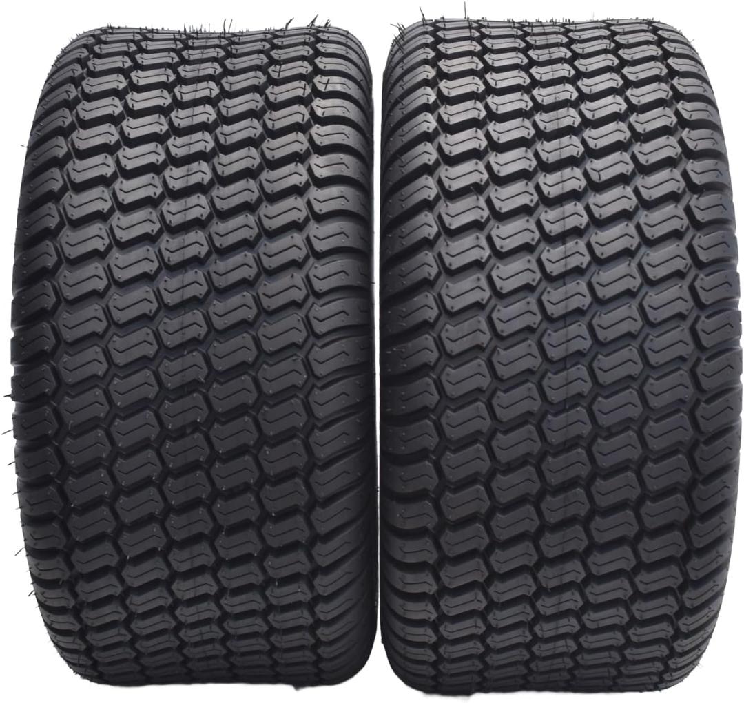 Dayrim 23X10.5-12 Lawn Mower Tires, Set of 2, 4-Ply Tubeless Turf Tread, for Garden Tractor & Riding Mower