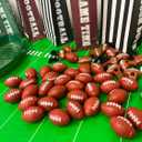 GIFTEXPRESS 25PC Football Fidget Spinner Toys, Brown Mini Football Party Favors for Kids, Game Day Party Supplies, Tailgate Event, Sport Theme Goodie Bag Stuffers, Classroom Prizes, Birthday Gifts