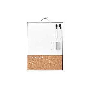 TSJ OFFICE Small White Board - 16" X 12" Portable Gold Aluminum Framed Whiteboard, Magnetic Dry Erase Board with a Handle, to Do List Notepad for Office, Home, School