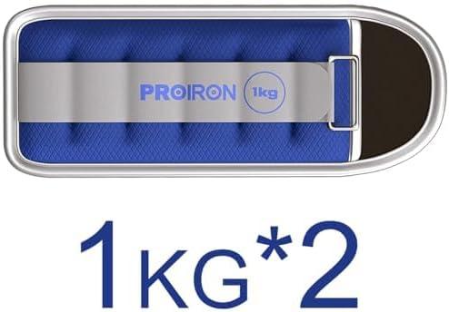 PROIRON Ankle Weights Wrist Leg Weights for Women Men 2 LBS in Pair Reflective Ankle Weight Set for Fitness Exercise Jogging Aerobics