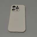 LOVE 3000 Designed for iPhone 14 Pro Case, Premium Silicone with [Soft Anti-Scratch Microfiber Lining] Shockproof Protective Phone Case for Men Women Girls 6.1", Stone