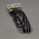 Truelove Dog Collar Reflective Premium Duraflex Buckle,High Grade Nylon Webbing No Choke Basic Collars TLC5011(Black,XL)