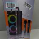 Party Speaker Bluetooth Wireless, Portable Karaoke Speaker with Microphone
Outdoor Speakers Bluetooth with RGB Lights, 12H Playtime, TWS Pair, Large Bluetooth Speaker for Backyard, Camping, Home Party