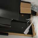 ChooChoo Narrow Console Table with Drawer, Chic Accent Sofa Table, Entryway Table, Black, 11.8"D x 39.3"W x 31.4"H