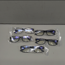 Gaoye Professional Reading Glasses for All Day - Computer Readers with Blue Light Protection - Value Pack, Color: B1-5 Pack Light Black, +1.0